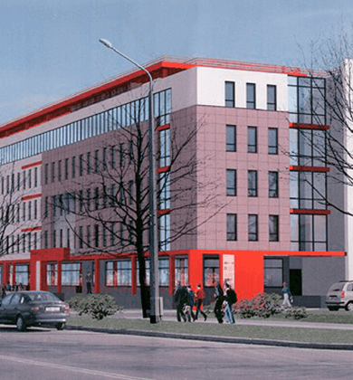 Административно-торговый центр по ул.Машиност