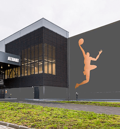 Спортивный центр с универсальным игровым зало